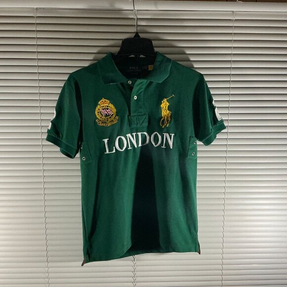 Green collared Polo "London" - Picture 1 of 4